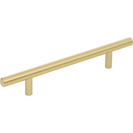 Elements 128 mm Center-to-Center Brushed Gold Naples Cabinet Bar Pull 206BG